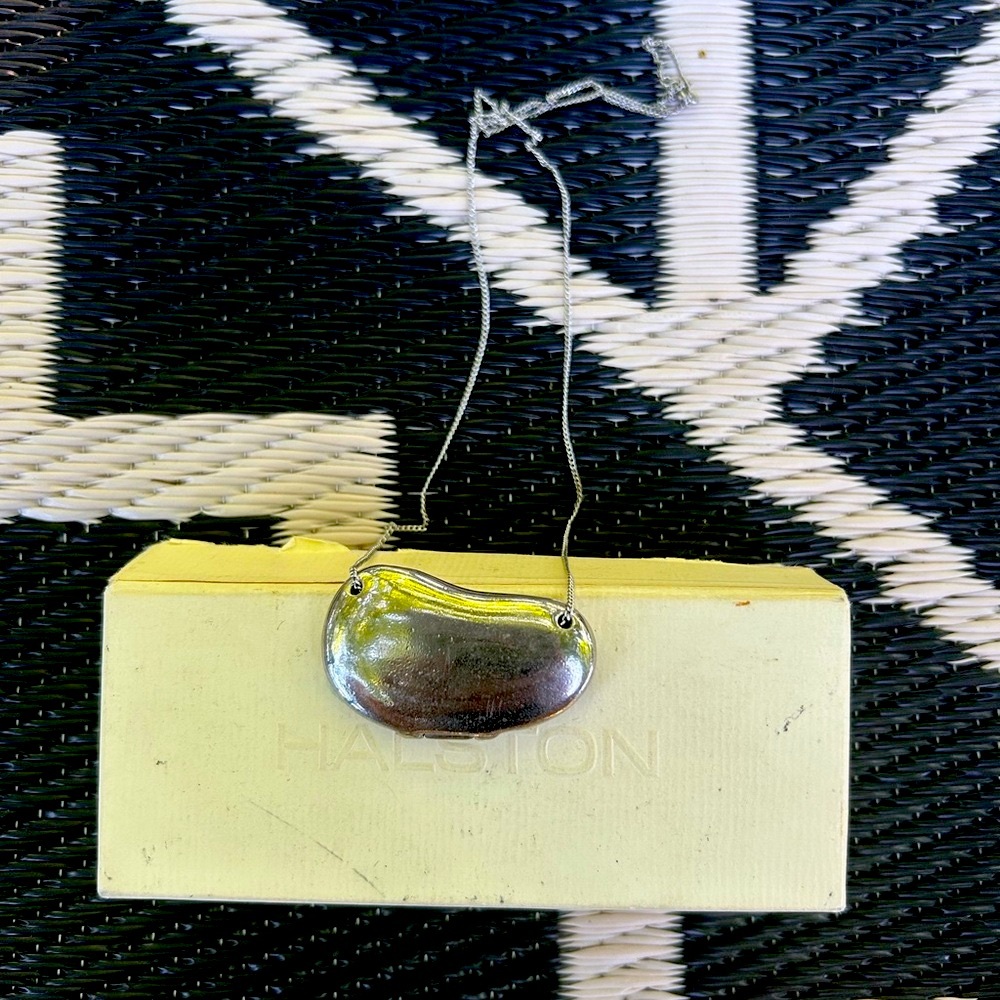 1970s Elsa Peretti for Halston Perfume Necklace
